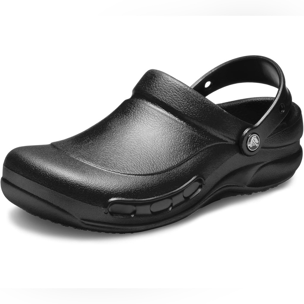 CROCS Black Bistro Style Shoes! LIKE NEW - Picture 5 of 6